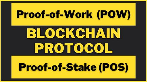 Different Consensus Mechanisms: PoW